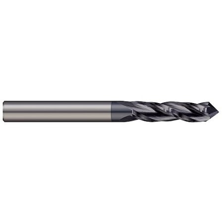 Harvey Tool 5/16 Cutter dia. x 0.812in. 13/16 x 90Deg included Carbide Drill/End Mill, 3 Flutes, AlTiN Coated 823820-C3
